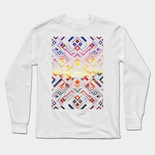 Magic Carpet Ride with Modern Abstract Pattern, gift for parent and girlfriend Long Sleeve T-Shirt